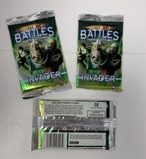 * Doctor Who Battles In Time INVADER - Trading Cards 3 Sealed Packets *AUC