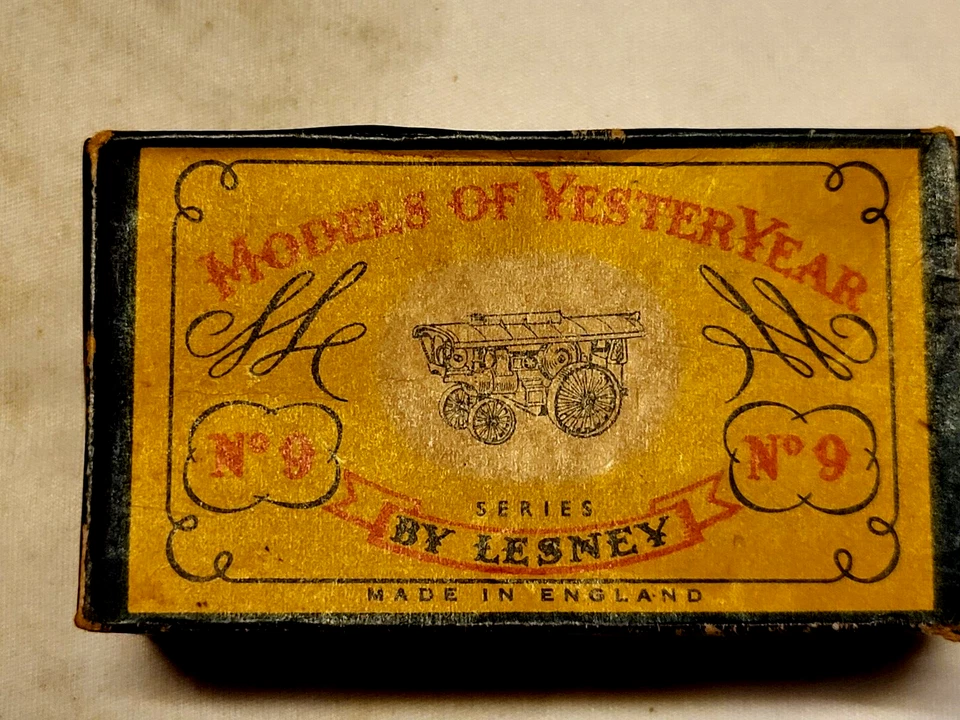 MODELOS DE JUGUETE VINTAGE DE MOTOR DE TREN DE ANTAÑO Nº 9 Lesney England con caja 1950 Foto 3 de 4