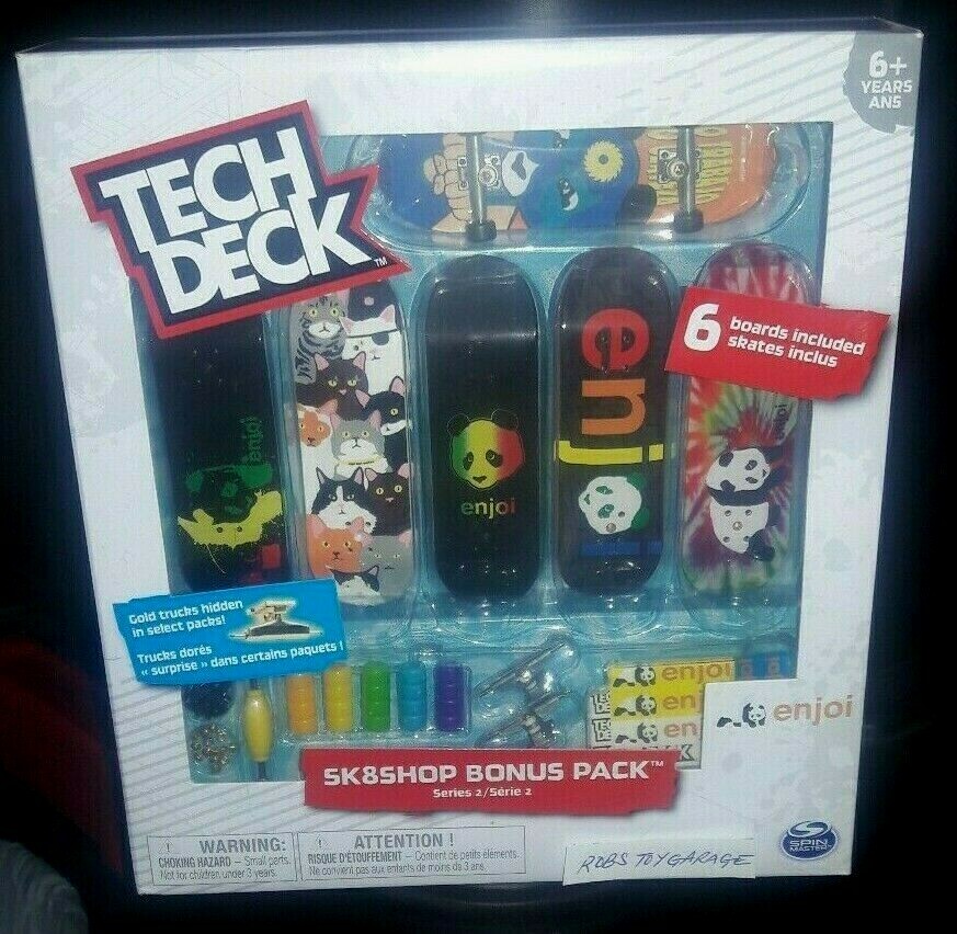 New Tech Deck ENJOI 6 Skateboards Fingerboards SK8Shop Bonus Pack
