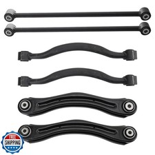 TRQ Rear Upper and Lower Control Arm Set Driver and Passenger Side Compatible