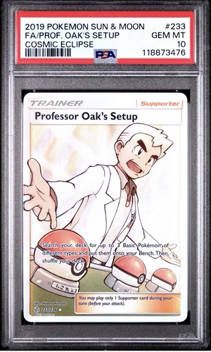 Professor Oak's Setup graded PSA 10 for sale on eBay