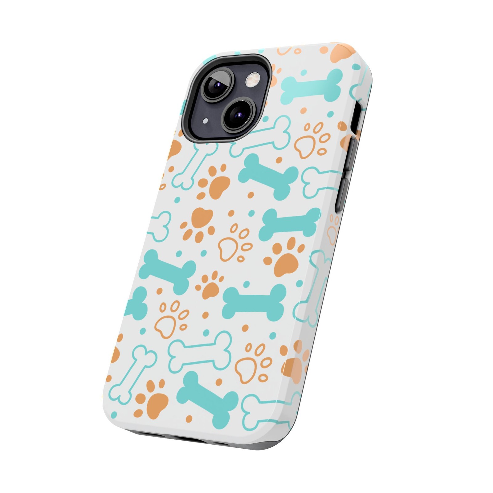 Dog Bones and Paws Phone Case | Tough Phone Case