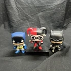 Funko Pop! Lot X3 Batman #41 Tactical Batman #204 Harley Quinn #34 OOB As-is