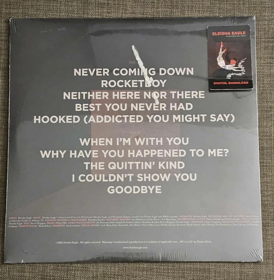 Eleisha Eagle Neither Here Nor There vinyl record Sealed New Rare Out of print Foto 2 de 2