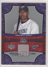 2005 Upper Deck Sweet Spot Majestic Materials Vernon Wells #MM-VW 1u6