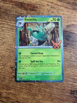 Pokemon Fatalitcha / Sinistcha Trick or Trade 2024 TWM 022/167 Promo Eng NM
