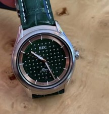 REC Tourer Automatic Green Dial/2x straps Stainless Steel Watch Box Papers