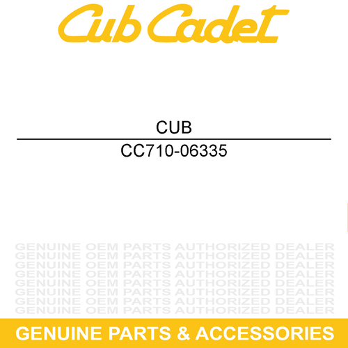 CUB CADET 710-06335 Hex Screw Wash Tt 3/8 16 X .875 Z GT XT1 XT2 50 SLX54 SLX50