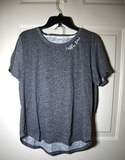 NWT Rae Dunn Coffee Time Women's XL Pajama Top  Shorts 2 Piece Set Heather Grey