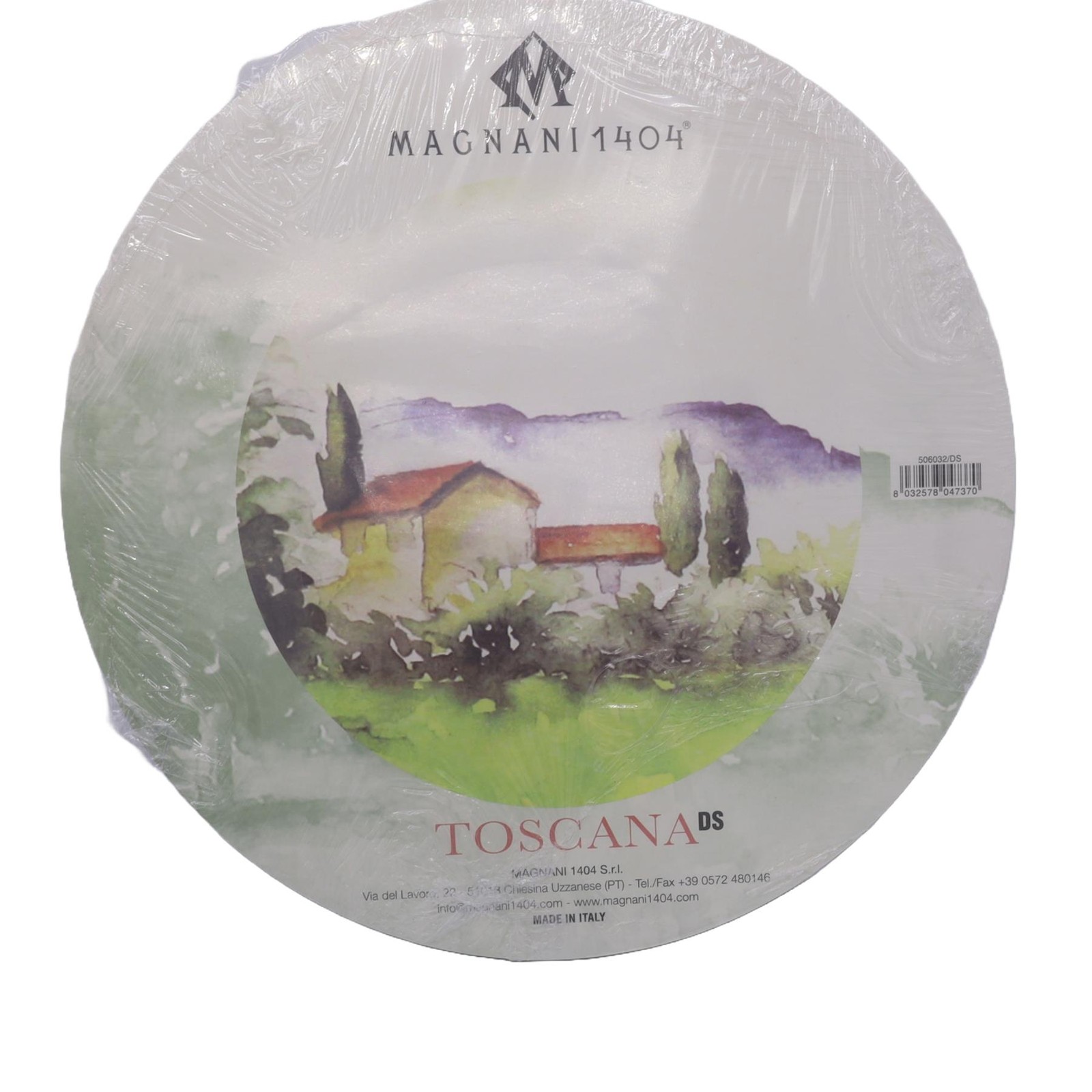 Magnani 1404 Toscana Watercolour Paper Block 32cm Round Rough 100% Cotton 20sh