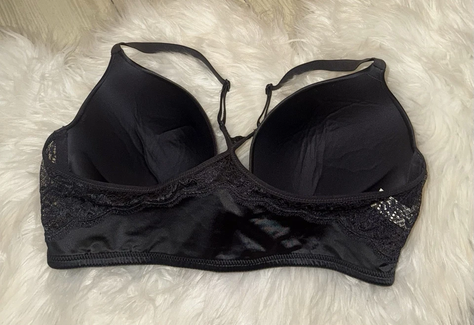 Sujetador Maidenform One Fab Fit cierre frontal forrado UW encaje 38D P09650 para mujer 38D gris Foto 4 de 4