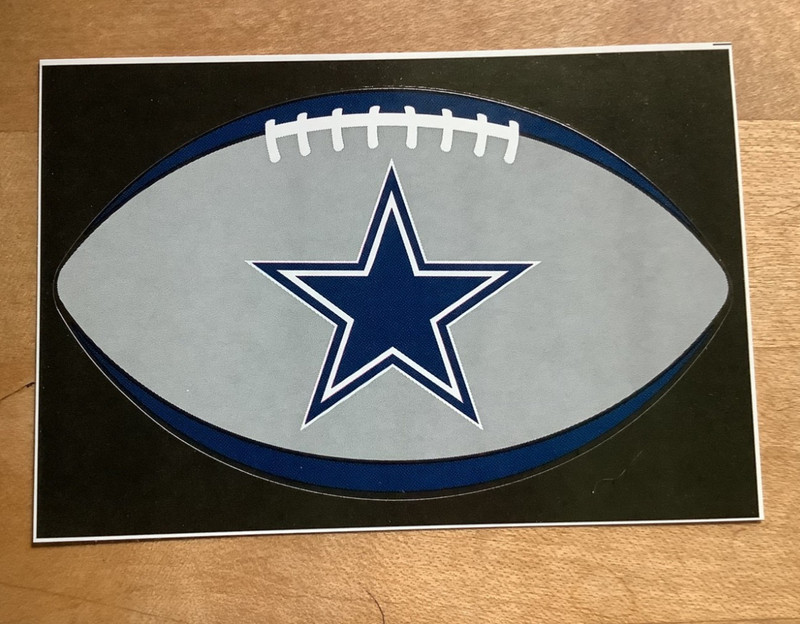 NFL Dallas Cowboys UNUSED Sticker #9 of 32