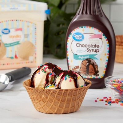 (2 pack) Great Value Chocolate Syrup, 24 oz