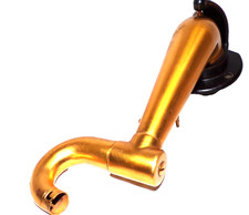 VICTOR VICTOLA DISC PHONOGRAPH GOLD COLOR TONE ARM AND MOUNT