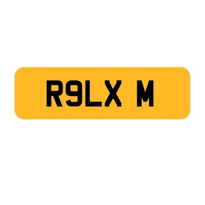 RELAX M- PRIVATE NUMBER PLATES - PRIVATE PLATE - REG - BMW M4 M5 M6 M3 - 5 DIGIT