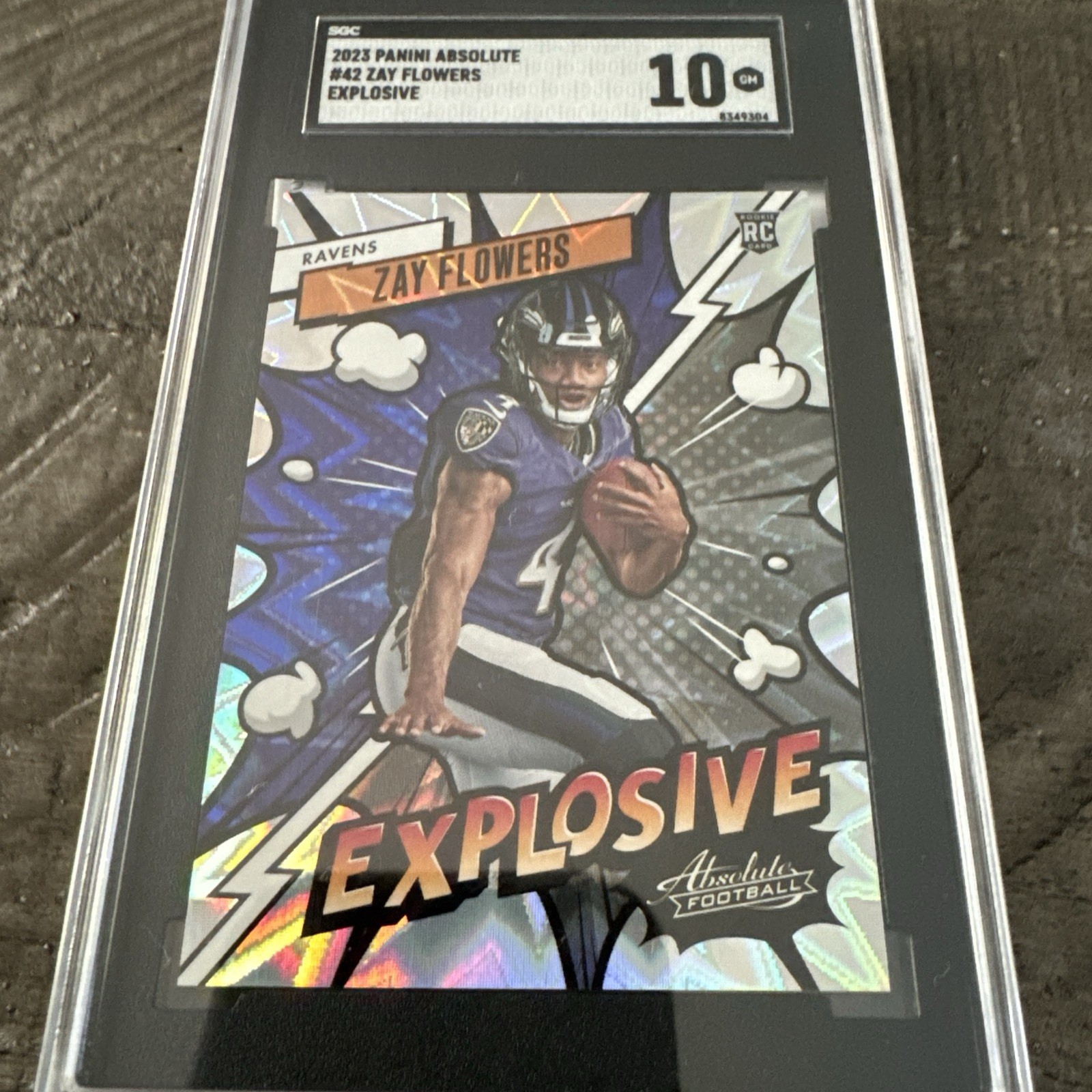 2023 Panini Absolute - Explosive Zay Flowers #42 (RC)