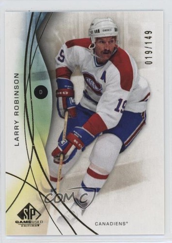 2024-25 Upper Deck SP Game Used Legends Gold 19/149 Larry Robinson #180 HOF