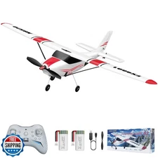 HAWK'S WORK 4 Channel RC Plane, Remote Control Airplane Cessna Ready to Fly, 