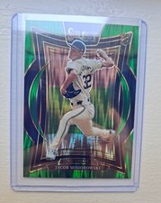 Panini 2025 Select Jacob Misiorowski Brewers Green Prizm Concourse #79 Baseball 