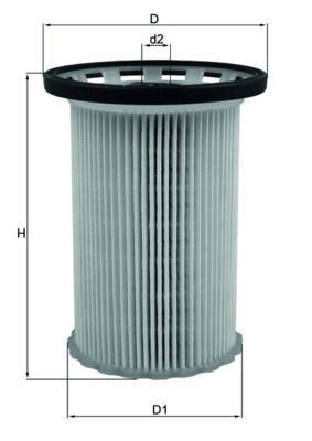 NEU - Knecht KX341 Kraftstofffilter FüR Porsche VW-image