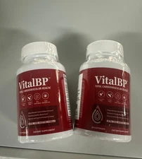 Vital BP Blood Pressure Support Supplement Cardiovascular Health 60 Capsules 2pc