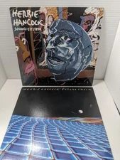 Herbie Hancock Promo LPs Future Shock (1983) + Sound-System (1984) Columbia 