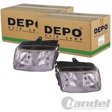 2x DEPO H7/H1 SCHEINWERFER SATZ passend für VW POLO LINKS+RECHTS