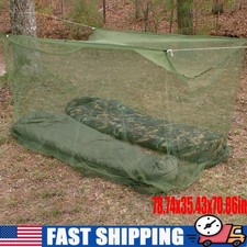Portable Camping Mosquito Fly Net Indoor Outdoor Netting Insect Tent Large Green