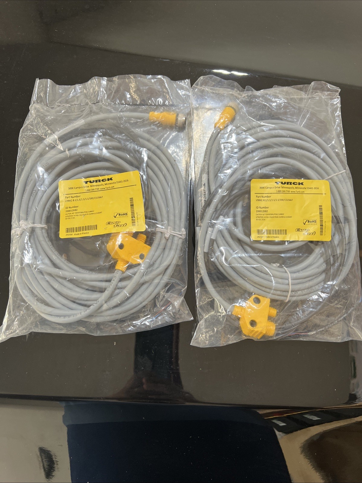 Turck Sensor/Actuator Cable NEW 2packs