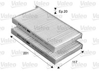 Valeo 715669 Innenraumfilter FüR H-1 Cargo Travel 2.5D 02.08- Hyundai