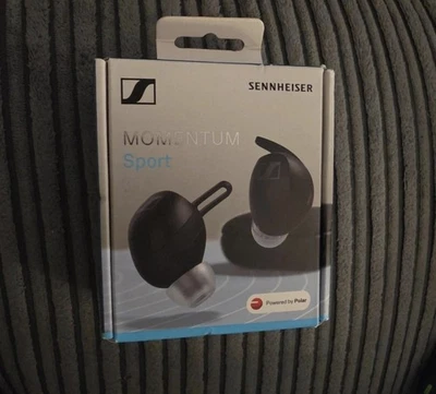 Sennheiser MOMENTUM Sport ANC In-Ear Headphones Earbuds CHARGING CASE ONLY Black