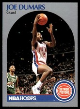 Joe Dumars 1990-91 Hoops #103 Pistons NBA READ FREE SHIPPING AutographDen