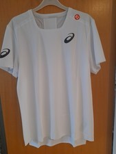 Image of ASICS Men's Sports T Shirt short sleeves White Size Medium NEW
