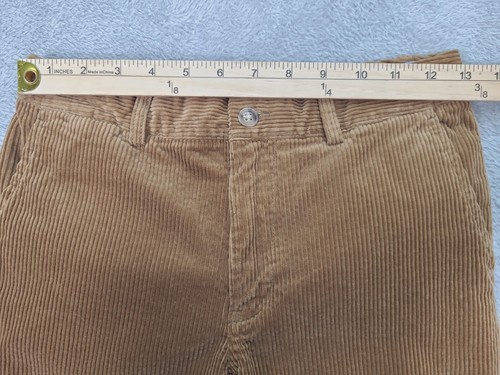 Boys Polo Ralph Lauren Light Brown Corduroy Slacks Pants Flat Front Size 14 - Picture 7 of 11