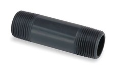 Zoro Select 9861-343 3" MNPT x 6" TBE CPVC Pipe Nipple Sch 80