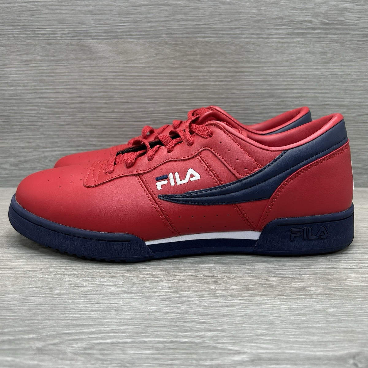 Fila Men\'s Original Fitness Classic Red Sneakers 11F16LT-640 Size 11 Fila Original Fitness Sneakers Red Blue-size | Mercari main image 3