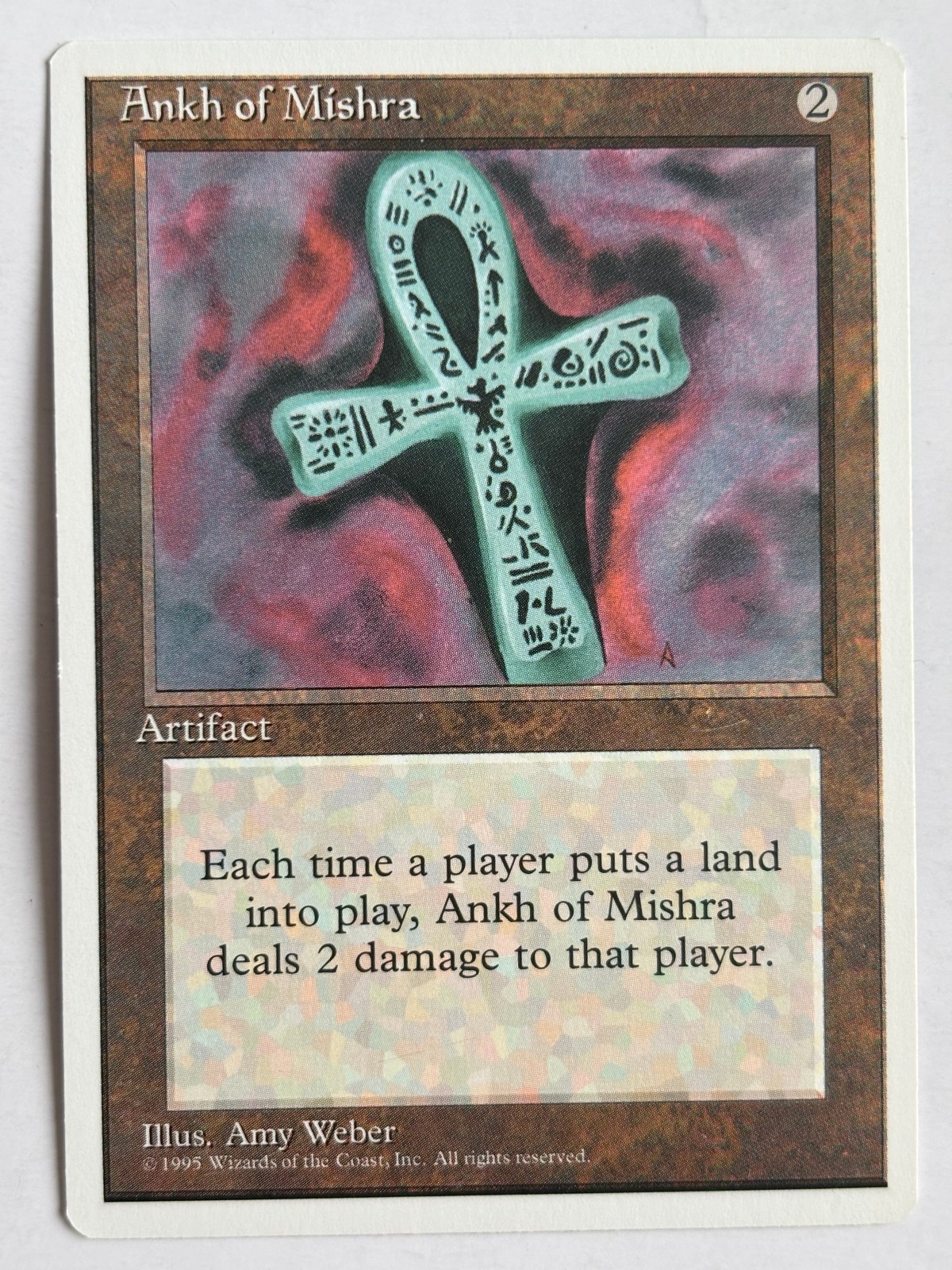 Magic: the Gathering / MtG Ankh of Mishra x1 Fourth Edition LP/NM