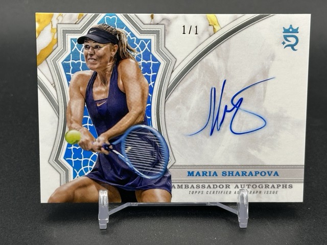 2024 Topps Royalty Tennis Ambassador Maria Sharapova #AA-MA Platinum #’d 1 of 1!
