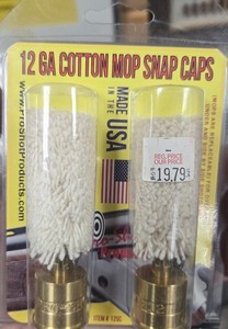 Pro-Shot Products 12 Gauge Snap Caps Brass/Cotton Reusable 2-Pack 12SC