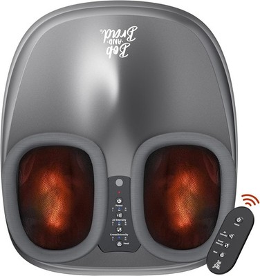 Bob and Brad Deep Kneading Electric Feet Massager with Heat & Remote US Size 12