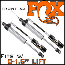 Fox 2.5 Race Front Reservoir Shocks Fit 2014-26 Ram 2500 3500 4wd W0-1.5 Lift Fox 2.5 Race Front Reservoir Shocks Fit 2014-26 Ram 2500 3500 4wd W0-1.5 Lift