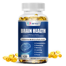 120 ct Brain Health Supplement - Memory Focus Mental Concentration Booster Pill