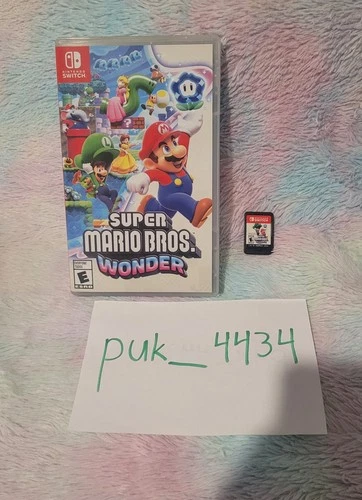 Nintendo Super Mario Bros. Wonder Game Nintendo Switch Case and Cartridge