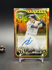 2024 Topps Gilded Rose Gold Autographs /25 RC Austin Wells #CGA-AW