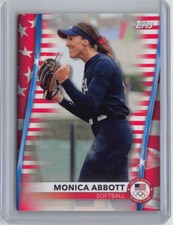 2021 Topps U.S. Olympic & Paralympic Team & Hopefuls #24 Monica Abbott USA #/299