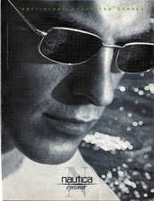 Nautica Eyewear Vintage 1999 Magazine Ad Sunglasses Polarized Lenses Fashion