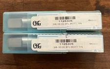 New Lot of 2 OSG tap 3/4-16 H3 4FL Bottom TIN 1125305