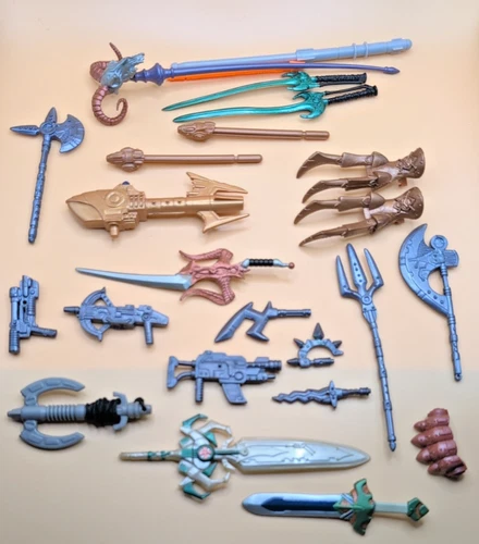 Vintage Masters Of The Universe MOTU Accessories Weapons Lot Of 20+ HE-MAN