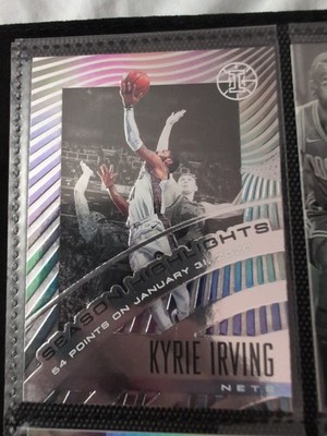 2019-20 Panini Illusions - Season Highlights Kyrie Irving #21 Emerald