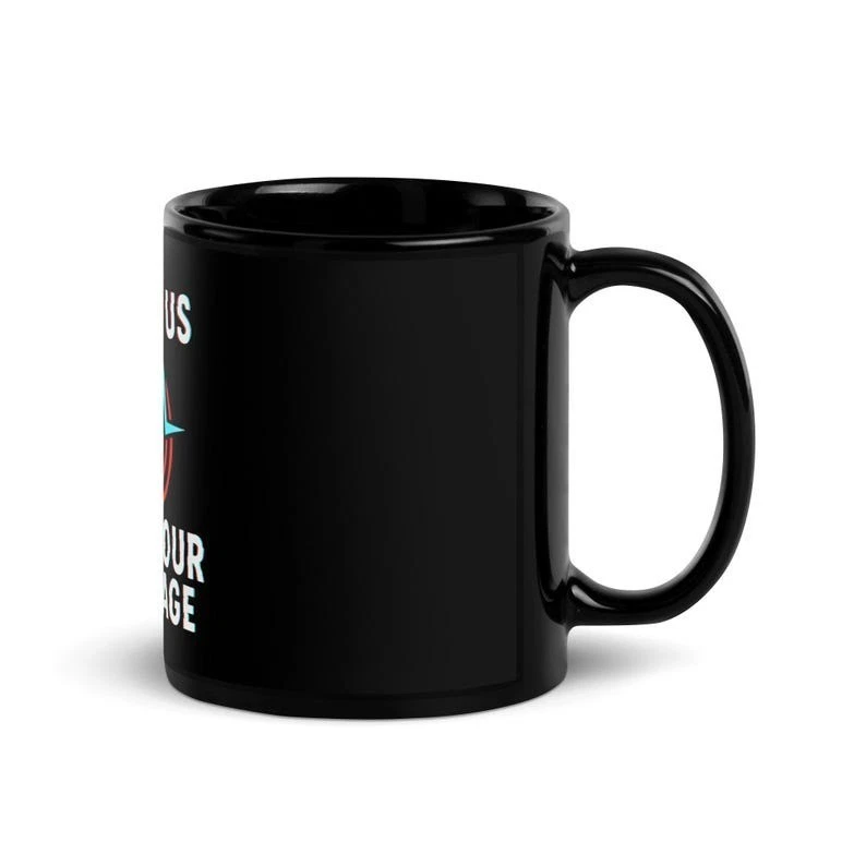 Taza Hazbin Hotel-Confía en nosotros con tu bebida The Vees Vox, Velvette, Valentino Foto 3 de 4